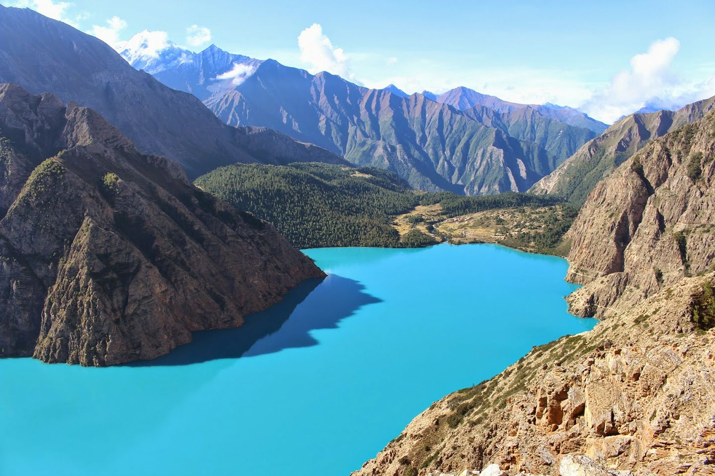 Phoksundo Lake Dolpa Nepal - Crystal Clear Alpine Lake at 3611m elevation